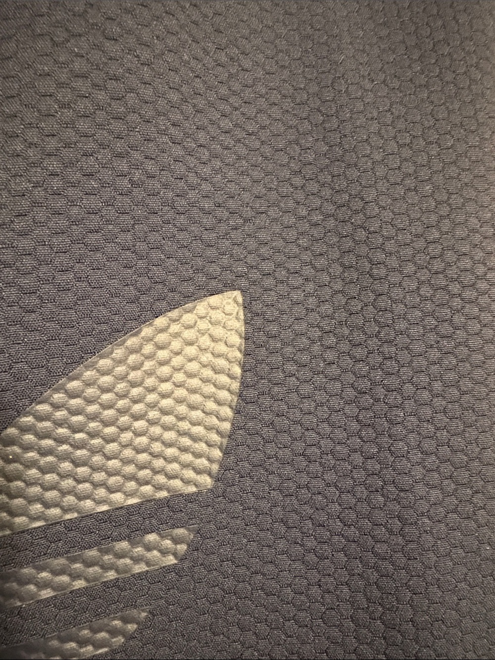 adidas Navy Cropped Trefoil Sweatshirt - Picture 3 of 6